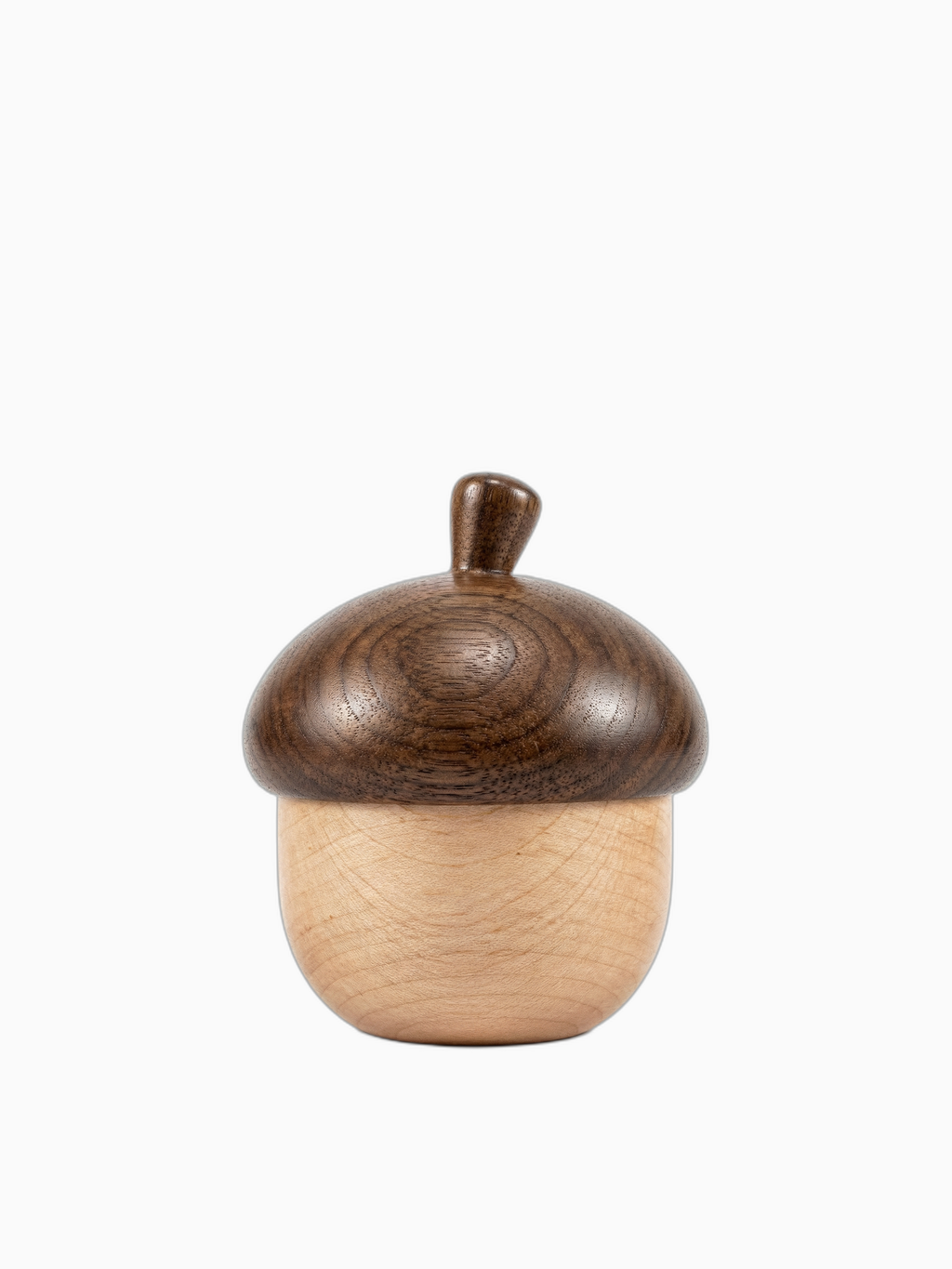 Acorn-shaped memorial keepsake urn for pets