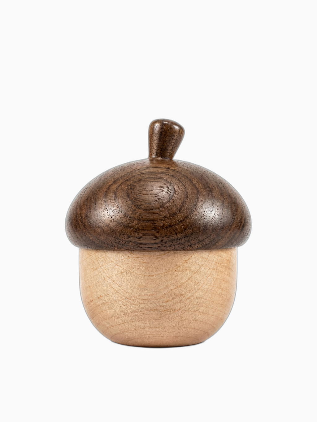 Acorn-shaped memorial keepsake urn for pets
